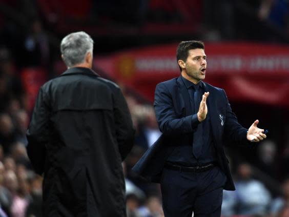 Mauricio Pochettino on the sideline at Old Trafford last season (Getty Images)