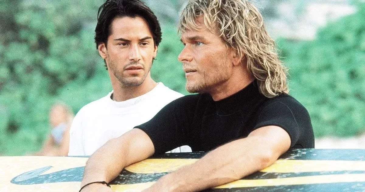 Keanu Reeves and Patrick Swayze in "Point Break" (20th Century Fox)