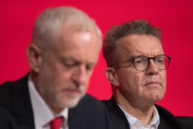 Tom Watson and Jeremy Corbyn