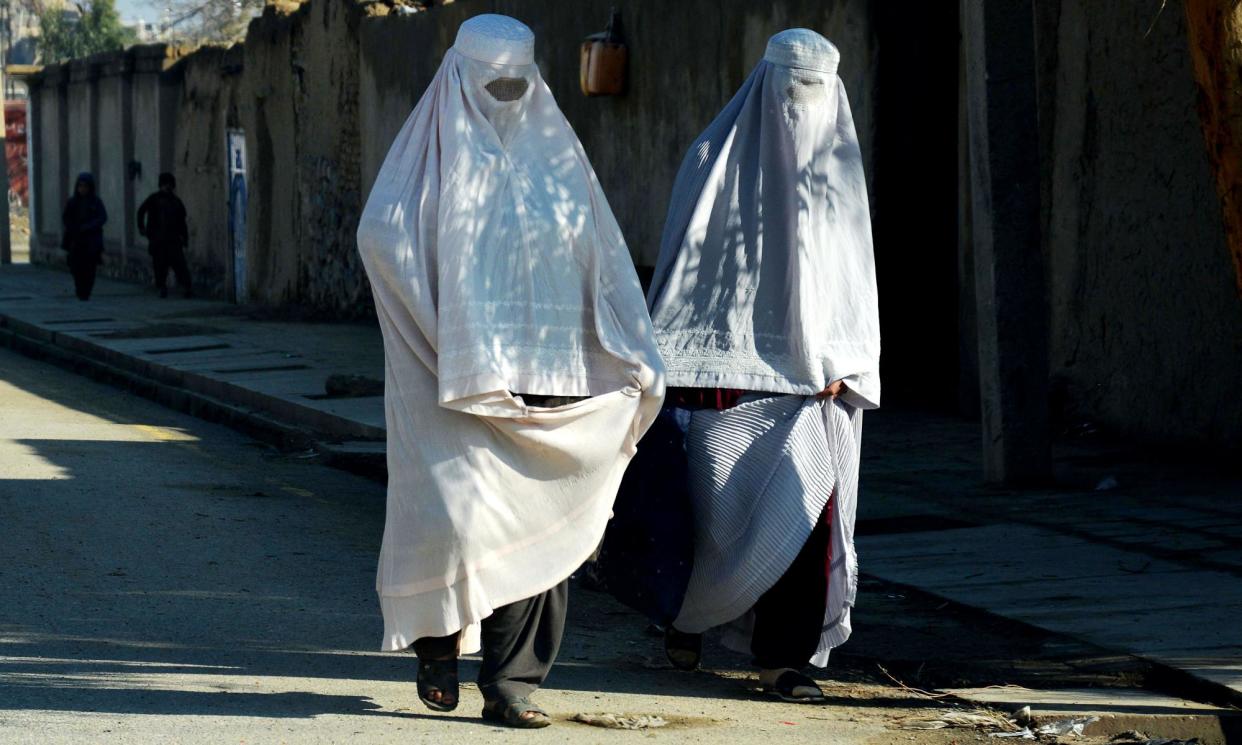 <span>Activists say the announcement has condemned Afghan women to return to the darkest days of Taliban rule in the 1990s.</span><span>Photograph: Sanaullah Seiam/AFP/Getty</span>