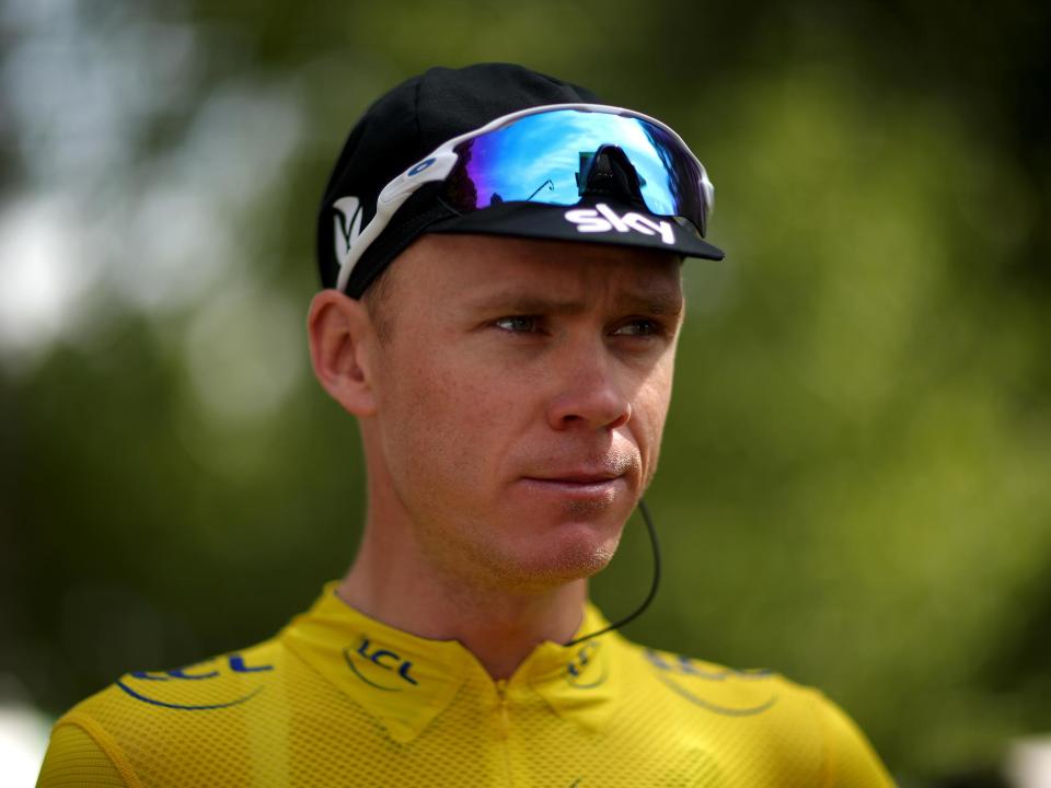 Froome is seeking to prove his innocence over an adverse finding for elevated levels of salbutamol at last year's La Vuelta: Getty