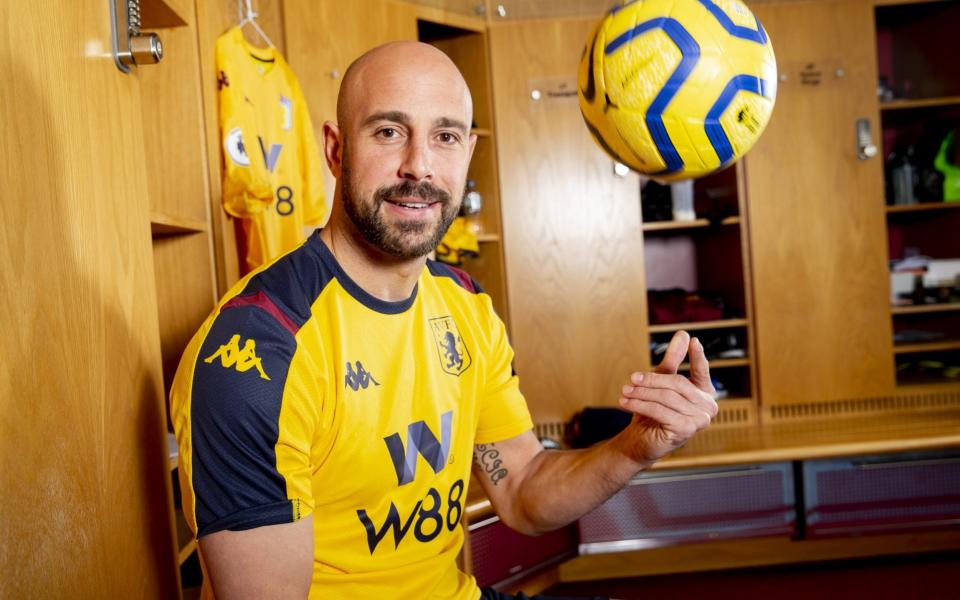 Pepe Reina is expected to make his debut at Brighton on Saturday - Aston Villa FC