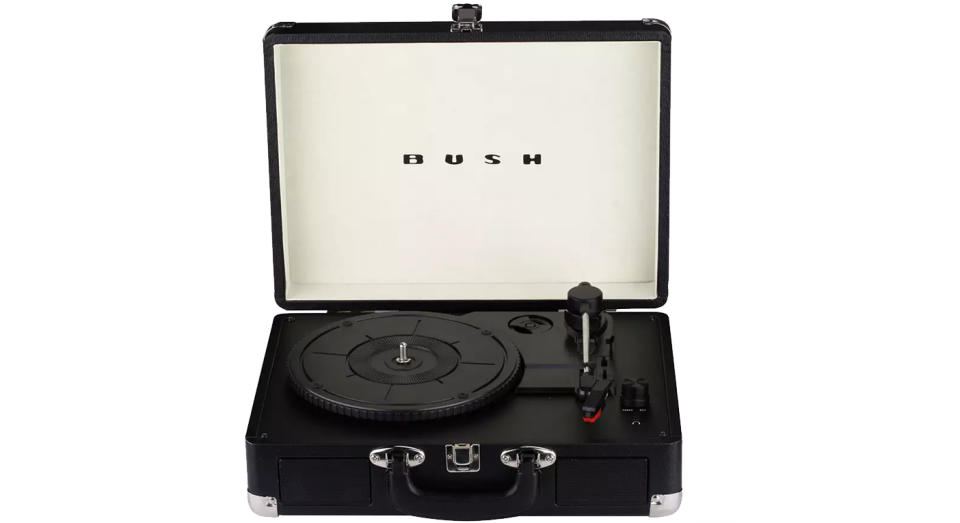 Bush Classic Retro Portable Case Record Player 