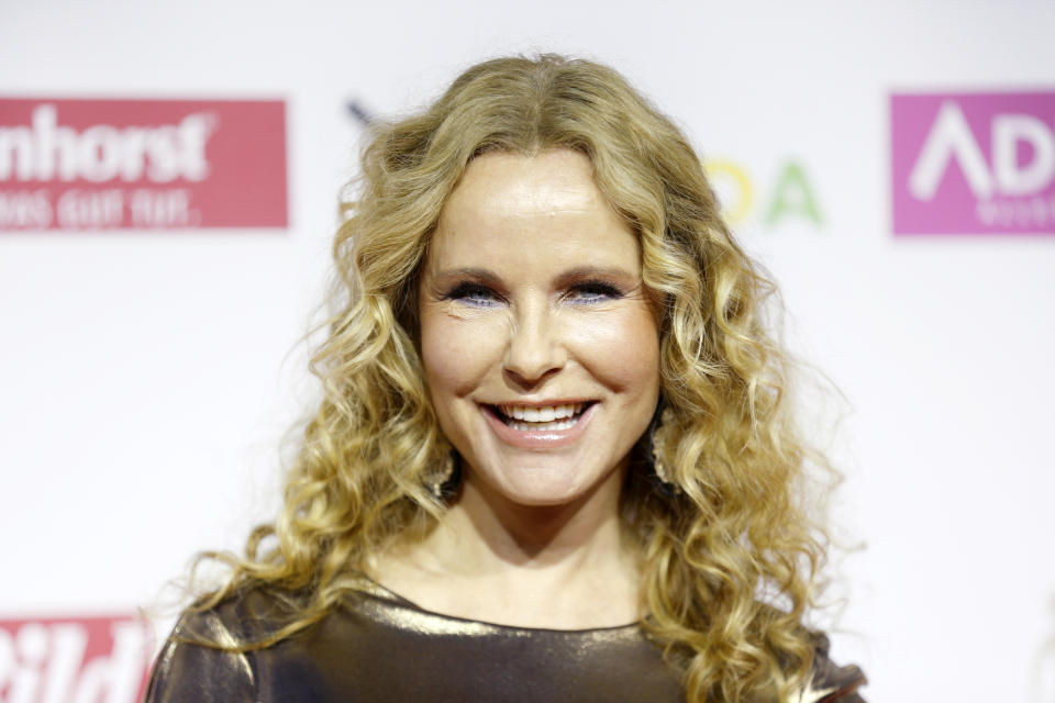 HAMBURG, GERMANY - OCTOBER 21: Katja Burkard attends the 'Goldene Bild der Frau' award at Hamburg Cruise Center on October 21, 2017 in Hamburg, Germany. (Photo by Franziska Krug/Getty Images)