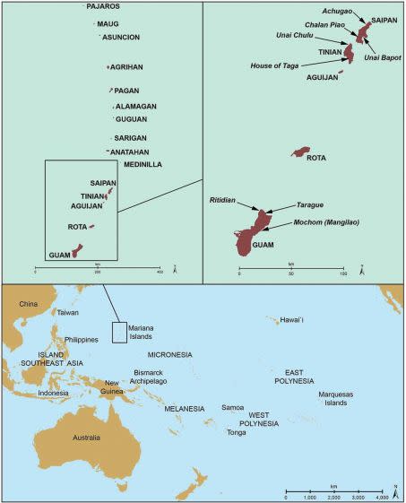 Iles Marianne Crédit : University of Guam