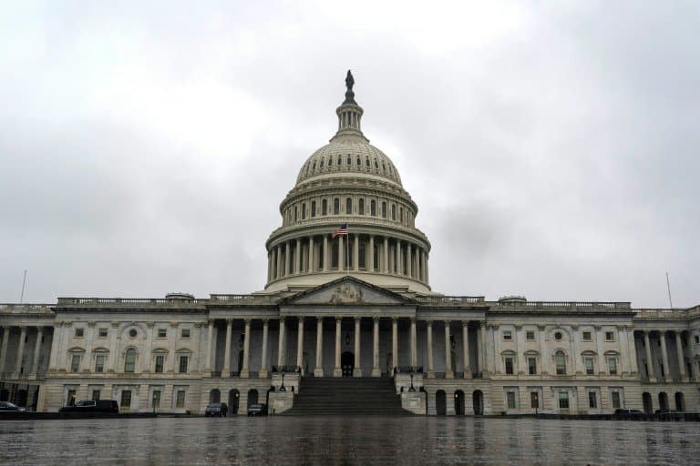Le Capitole, où siège le Congrès américain, le 25 mars 2020, à Washington DC - Alex Edelman © 2019 AFP