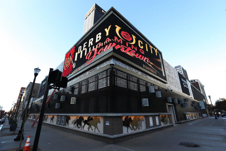 The new Derby City Gaming Downtown in Louisville, Ky. on Dec. 4, 2023.