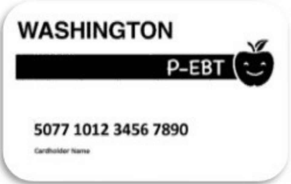 Families who qualify for a P-EBT card will receive it automatically in the mail along with an approval letter.