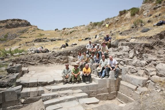 A team of archaeologists exposed the structure of a gate that potentially led to a sanctuary for Pan.