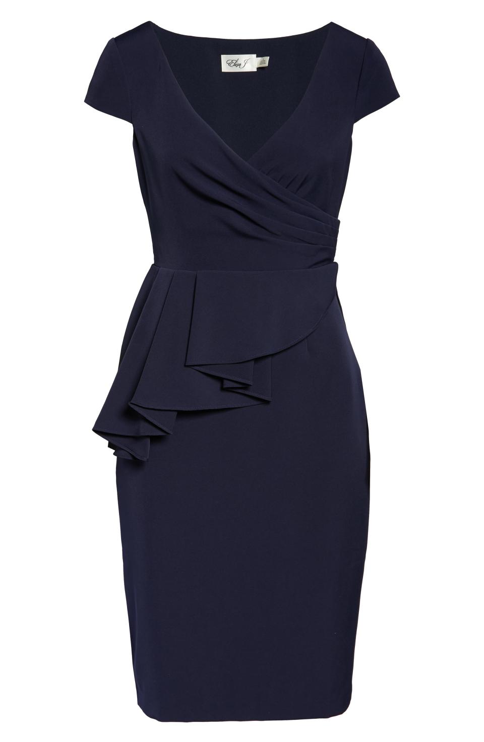 Peplum Sheath Dress