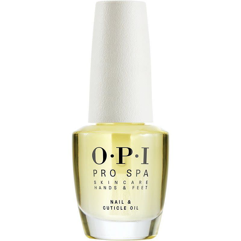 <p><a href="https://go.redirectingat.com?id=74968X1596630&url=https%3A%2F%2Fwww.ulta.com%2Fp%2Fprospa-nail-cuticle-oil-xlsImpprod16521095&sref=https%3A%2F%2F" rel="nofollow noopener" target="_blank" data-ylk="slk:Shop Now;elm:context_link;itc:0;sec:content-canvas" class="link ">Shop Now</a></p><p>OPI ProSpa Nail & Cuticle Oil</p><p>Ulta</p><p>$17.39</p><span class="copyright">Courtesy</span>