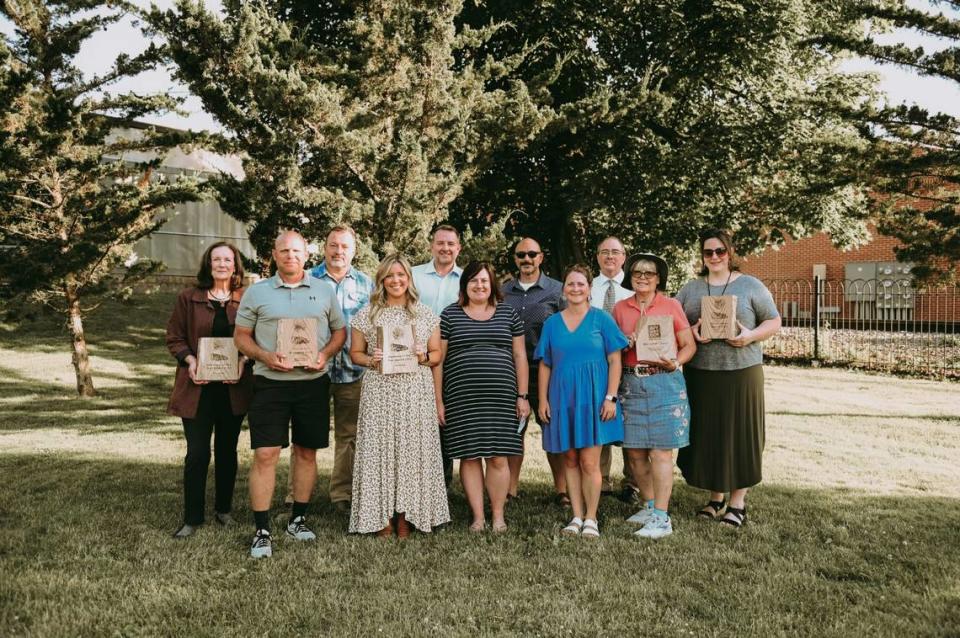 Downtown Bellefonte Inc. gave out five awards Friday to businesses and individuals for their contributions to the community.