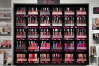 Make-up is displayed in a new beauty store "...le drugstore parisien" by French supermarket retailer Casino and beauty products group L'Oreal in Paris, France, June 22, 2018. REUTERS/Benoit Tessier