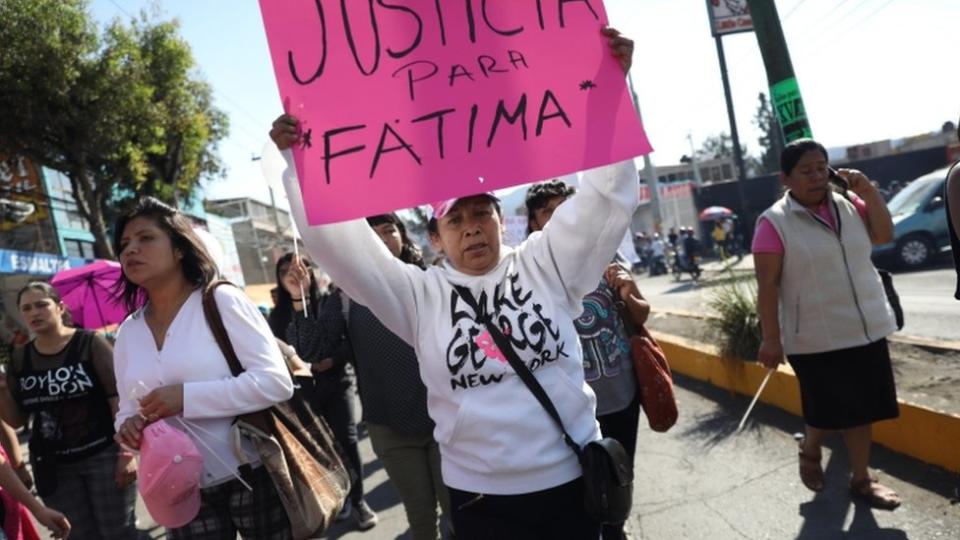 Protesta feminicidios