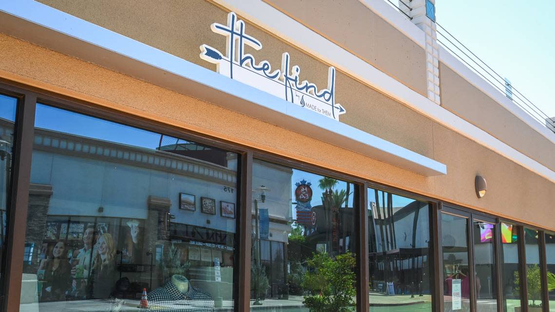 The Find, a store that sells repurposed vintage thrift clothing, furniture and other items at River Park shopping center according to its Facebook page, is currently closed. The store was operated by Made for Them, a nonprofit working to help human trafficking victims, which has also closed.