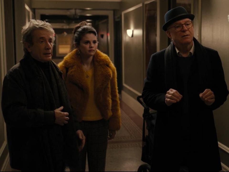 Martin Short, Selena Gomez, and Steve Martin in ‘Only Murders in the Building’ (Hulu)