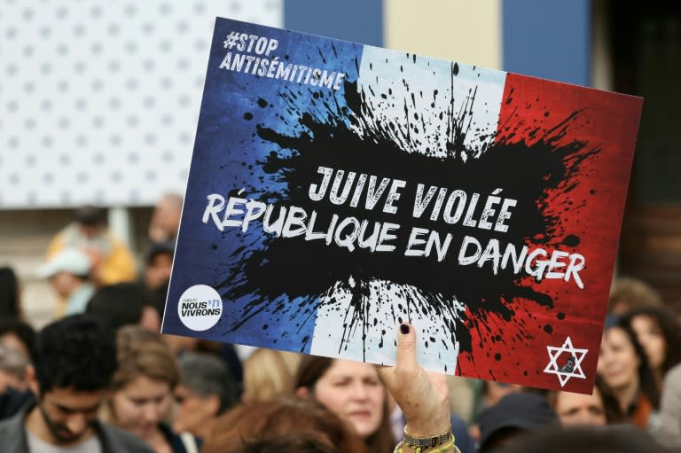 Rassemblement contre l'antisémitisme après le viol d'une juive de 12 ans, le 19 juin 2024 à Paris (Alain JOCARD)