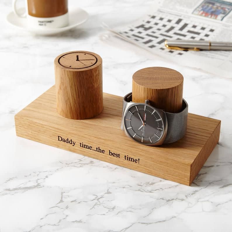 Personalized Watch Stand for Two Watches