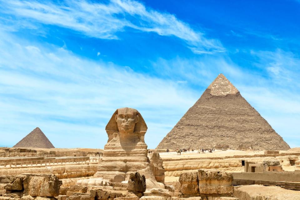 The Giza pyramid complex was built more than 4,000 years ago (Getty/iStock)