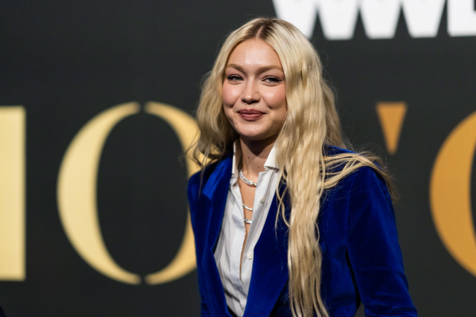 NEW YORK, NEW YORK - OCTOBER 25: Gigi Hadid attends 2022 WWD Honors at Cipriani South Street on October 25, 2022 in New York City. (Photo by Gotham/WireImage)