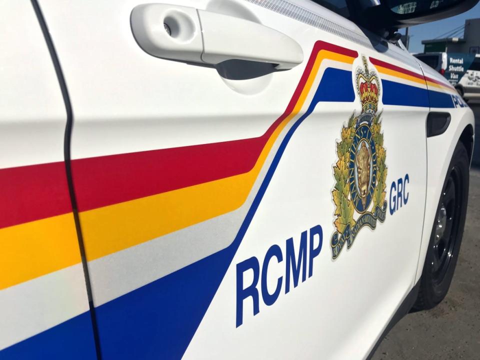 RCMP Const. Rob Driscoll says police have seized a pickup truck they believe was used to chase a car that crashed, resulting in the death of a 17-year-old. (David Bell/CBC - image credit)