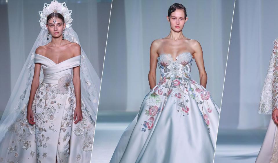 Vestido de noiva para 2023: 4 tendências para casamento da Alta Costura de Paris para dizer 'sim' - Getty Images
