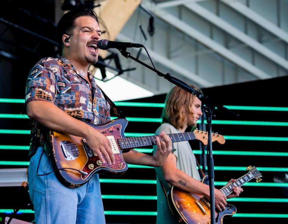 Milky Chance performs at Summerfest's Miller Lite Oasis on Thursday, July 7, 2022.