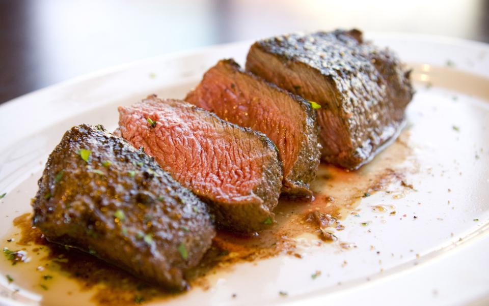 The Delmonico steak is just one of the offerings at Arrowhead Grill in Glendale.