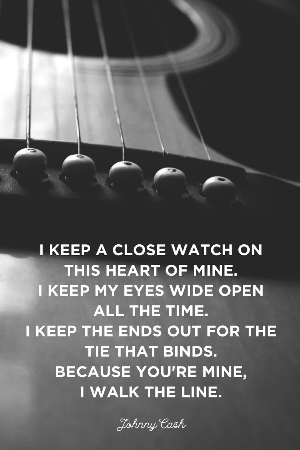 Johnny Cash, "Walk the Line"