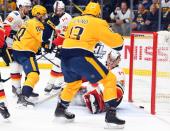 NHL: Calgary Flames at Nashville Predators