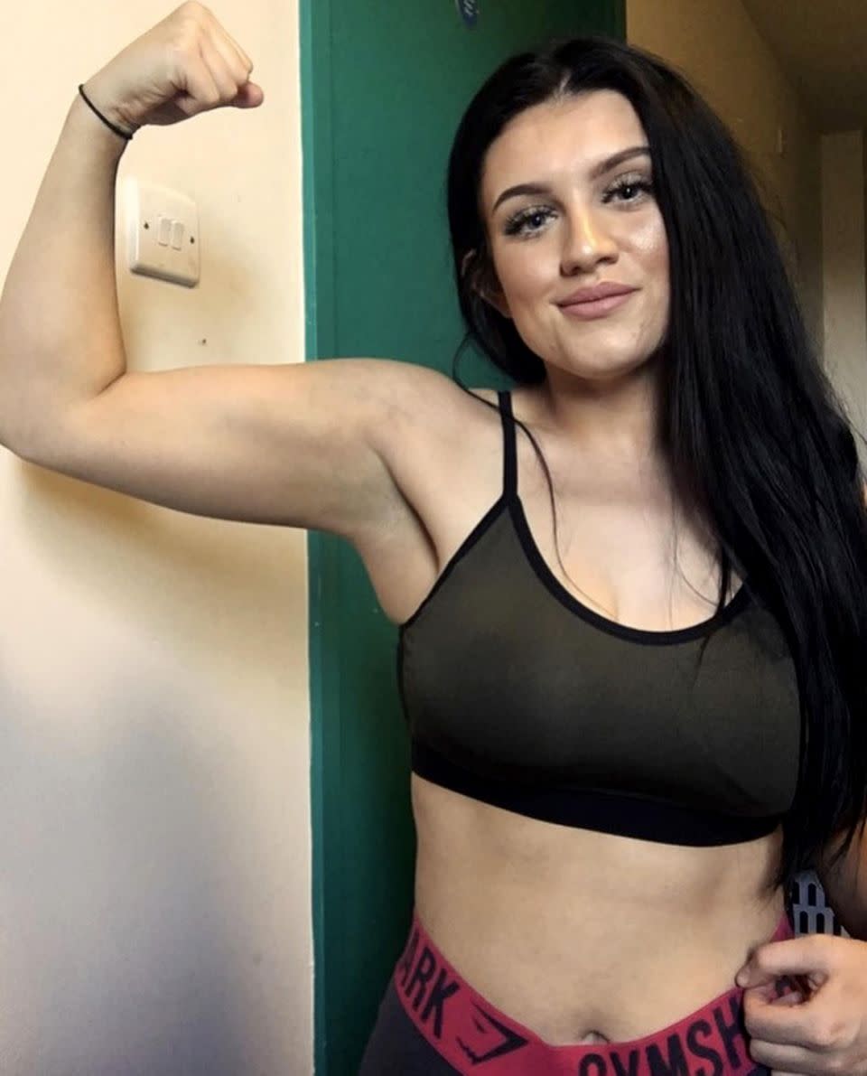 Sophie Butler was a keen gym-goer, who loved working out. Photo: Caters News