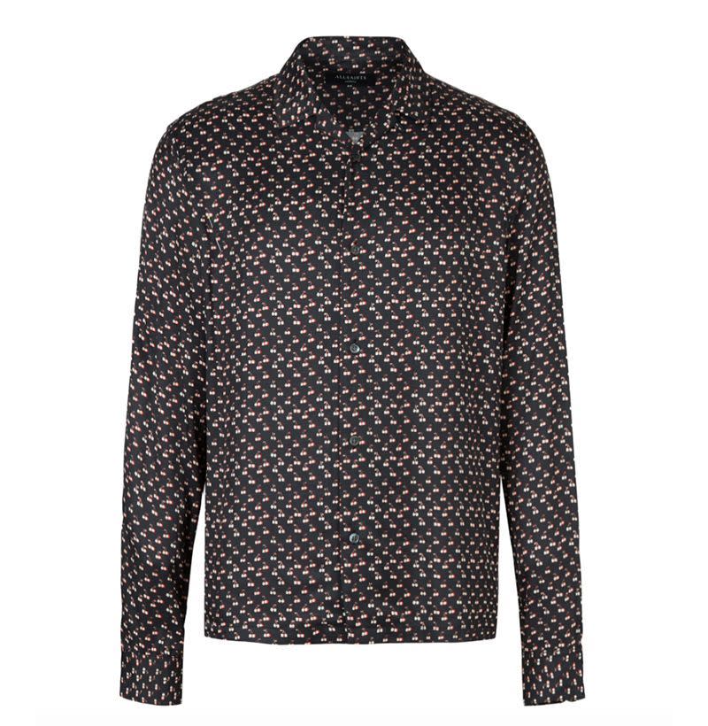 Morello Print Button-Up Shirt