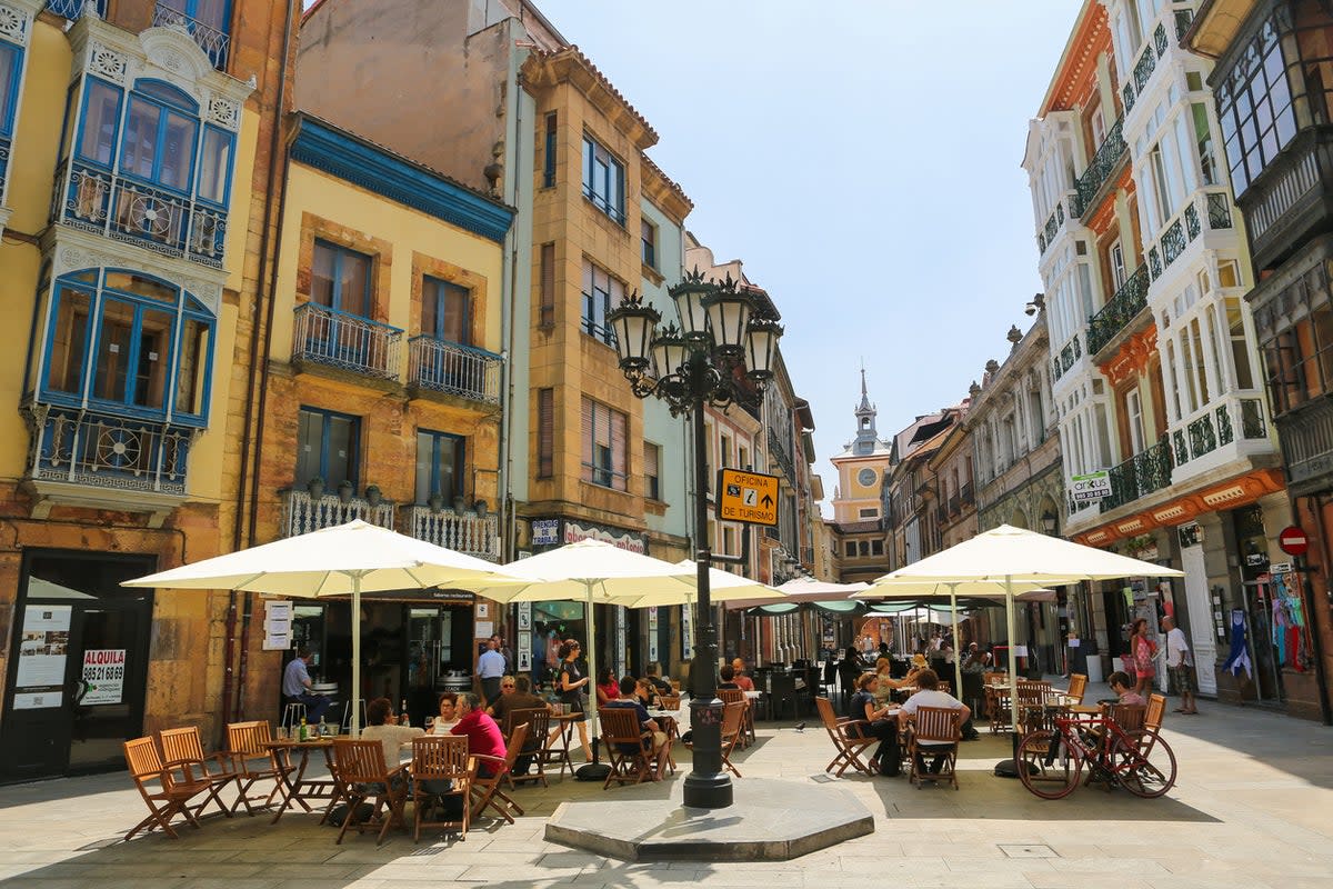 The foodie haven of Oviedo will be officially recognised as the ‘Spanish Capital of Gastronomy’ this year (Getty Images)