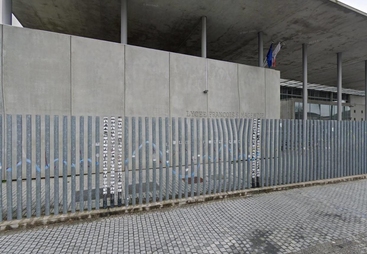 Le lycée François Magendie à Bordeaux, où étudie la jeune sri-lankaise visée par une OQTF.