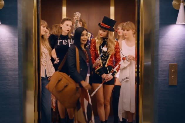 Taylor Swift Recreates Iconic Looks From Past Eras in Capital One