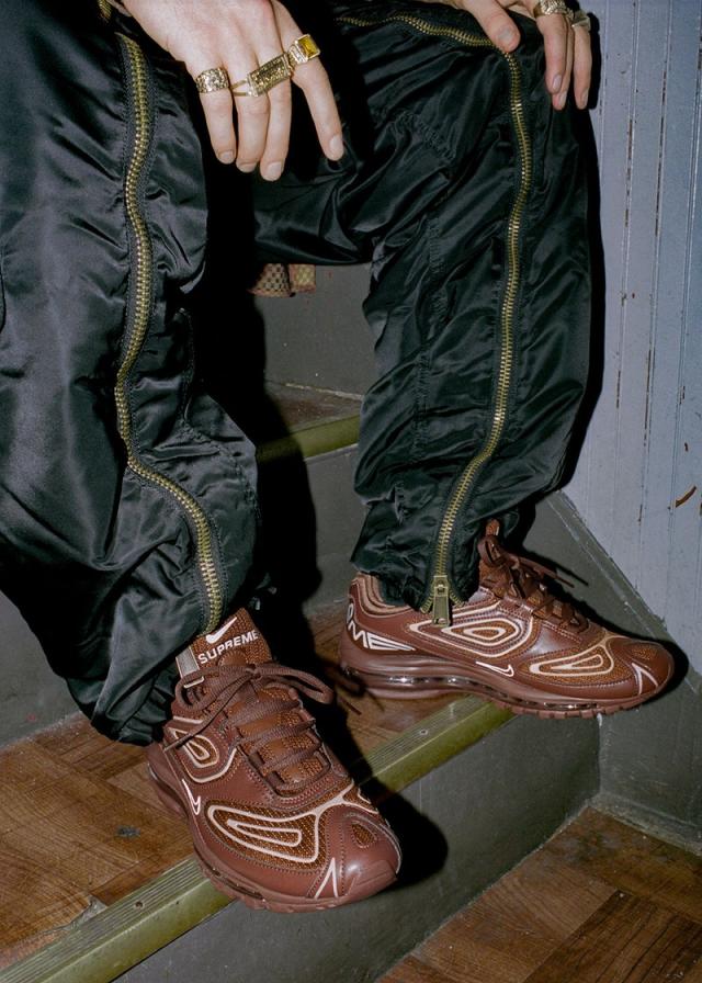 This fall, Supreme and Nike take on the leather trend