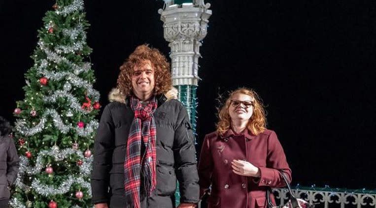 'The Undateables' Daniel and Lily became engaged in the Christmas special. (Channel 4)