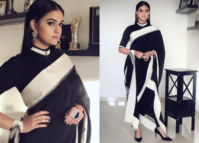 Keerthy Suresh: Ten times she looked stunning in sarees