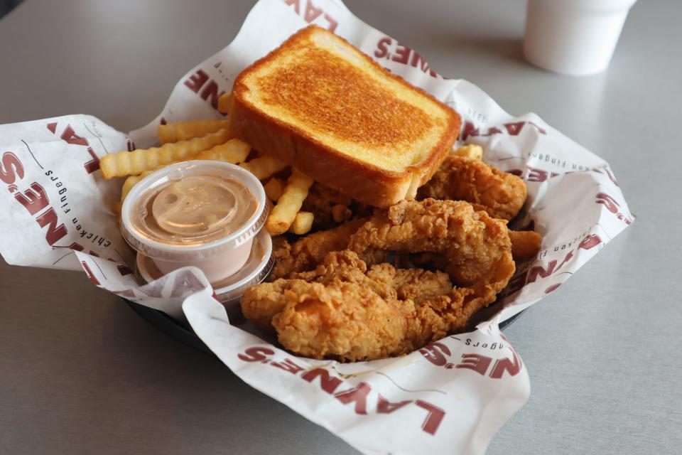 Layne's Chicken Fingers is a Texas-based chicken franchise.