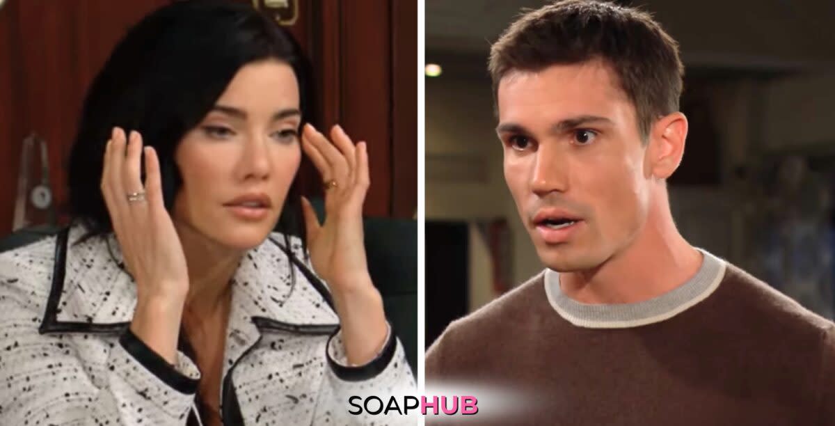 Steffy can't believe what Finn is saying.