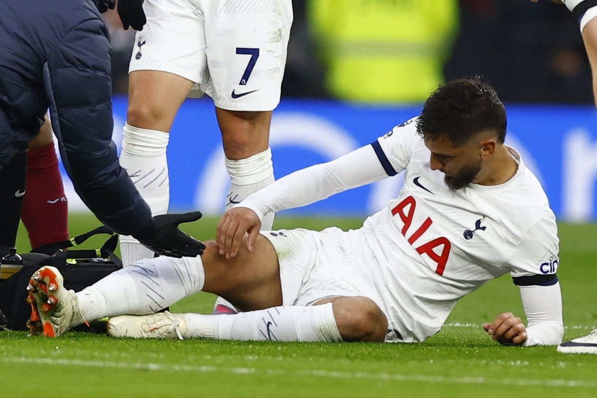 Matty Cash's foul on Rodrigo Bentancur has sparked fury from the Spurs players, fans and staff (Action Images via Reuters/Peter Cziborra)