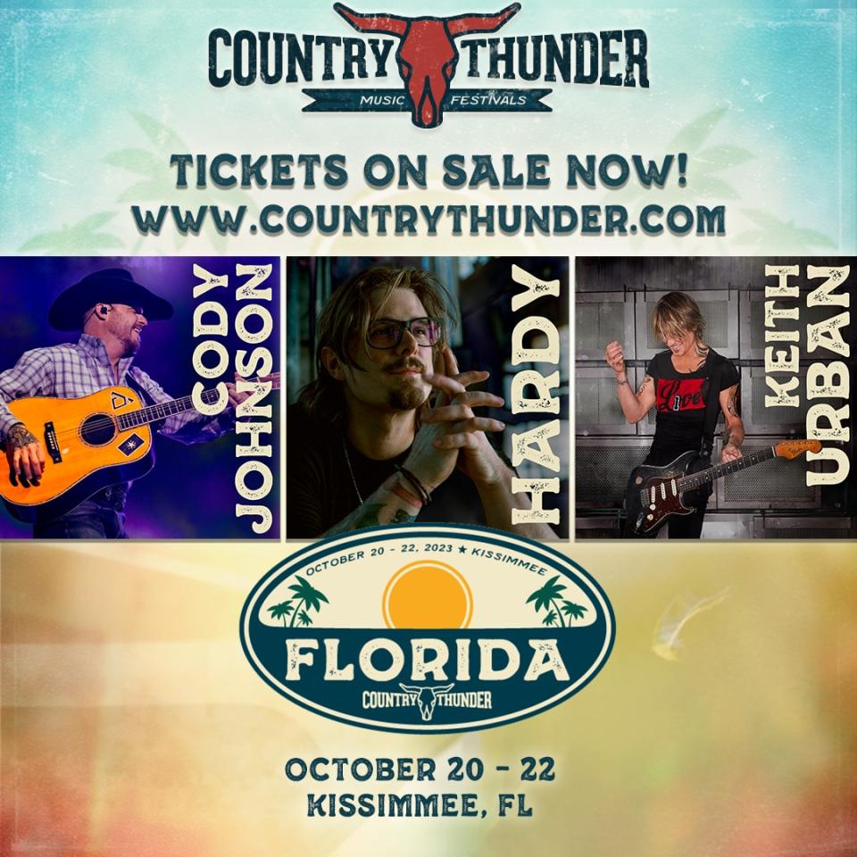 Country Thunder Florida 2023 announces lineup.