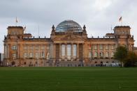General view shows the German lower house of Parliament, Bundestag, in Berlin
