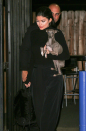 Kylie Jenner's make-up is usually so flawless we were actually beginning to wonder if she had discovered a way of airbrushing herself in real life. However, she proved she is just human like the rest of us, when she stepped out for dinner with her boyfriend Tyga and her dog Norman in LA recently, sporting some very questionable contouring.