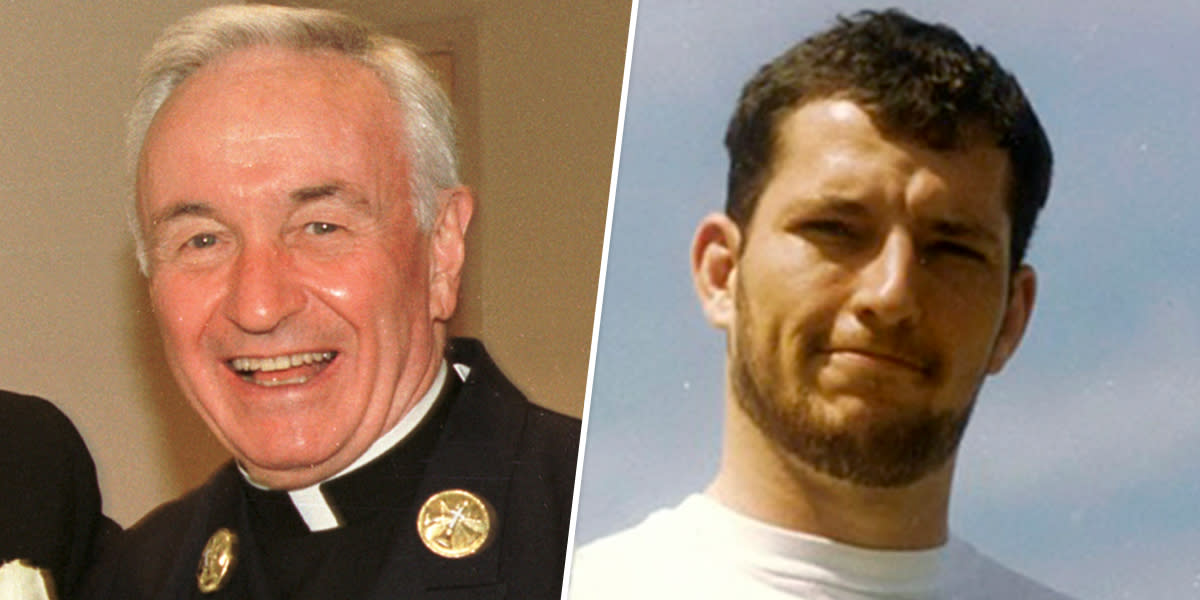 Father Mychal Judge, Mark Bingham. (Getty Images/Courtesy Amanda MarK)