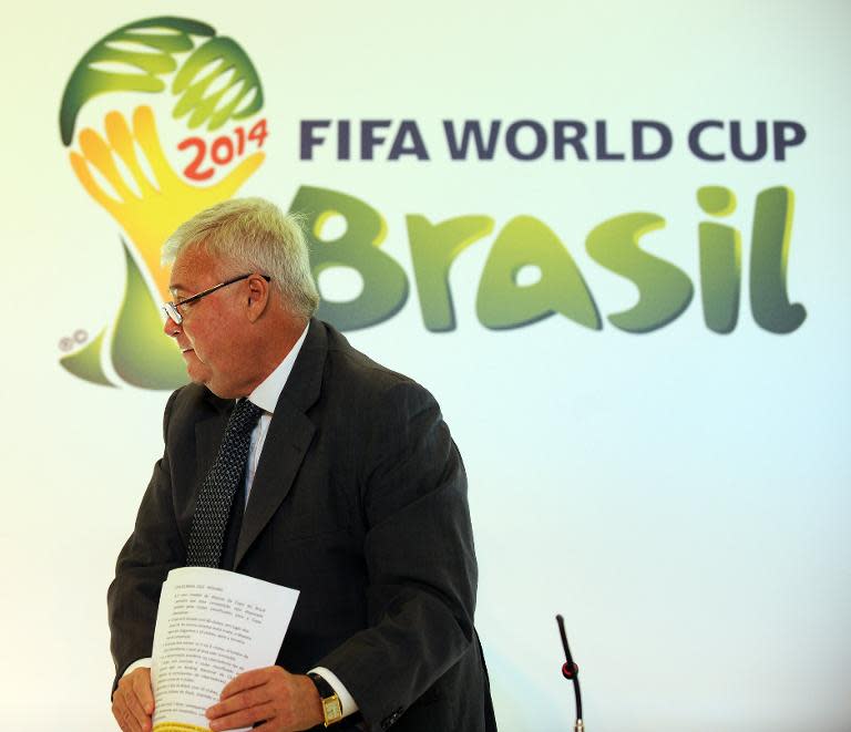 Prosecutors have launched an investigation against the former president of the Brazilian Football Confederation, Ricardo Teixeira, shown here in 2011, for alleged crimes, including money-laundering and fraud