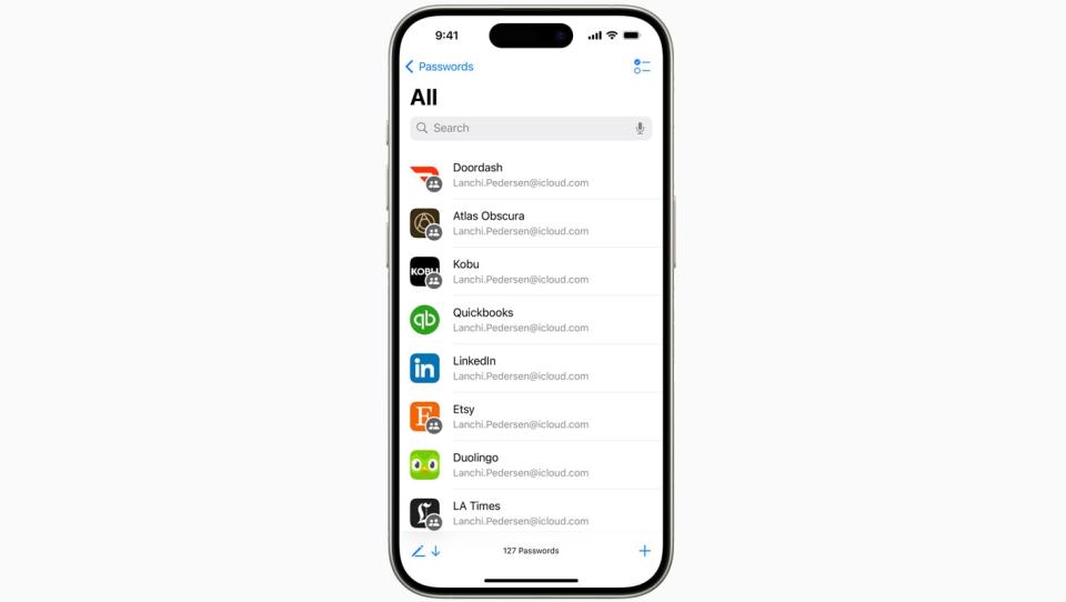 Managing passwords with iOS 18