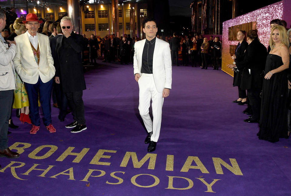 Rami Malek, seen here at the London premiere of <em>Bohemian Rhapsody</em>, is being criticized for the way he answered a question about Freddie Mercury’s sexuality. (Photo: Stuart C. Wilson/Getty Images for Twentieth Century Fox)
