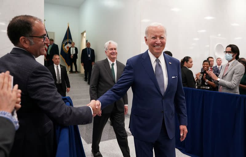 Biden visits CIA headquarters in Langley, Virginia
