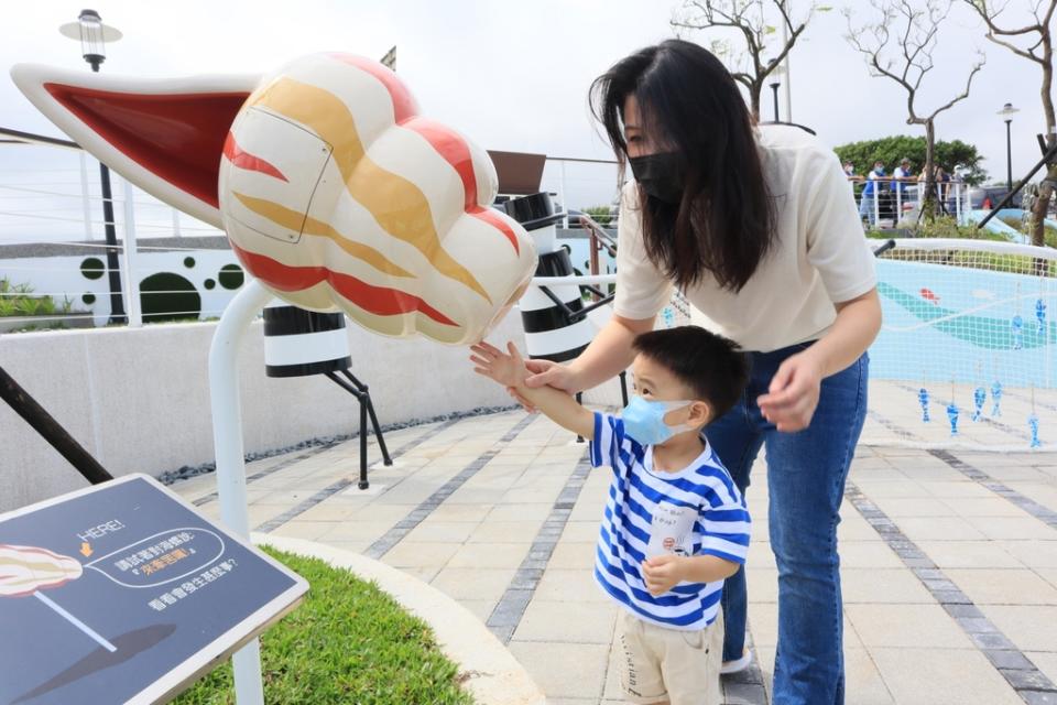 《圖說》幸福雙心特色公園兼具旅遊、景觀、休憩等多項功能。〈工務局提供〉